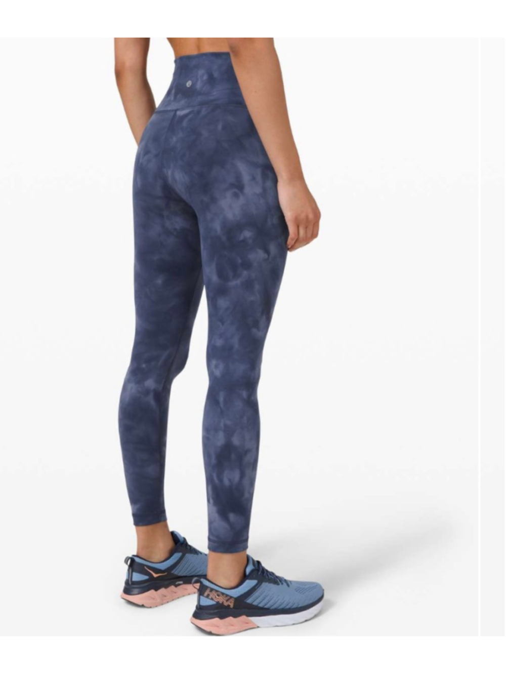 Women's Lululemon Blue Diamond Dye Wunder Train High-Rise Leggings 6